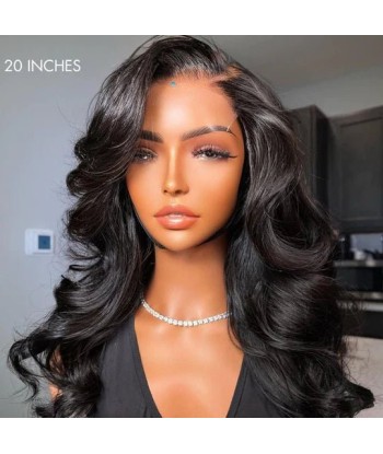 « Prêt-à-porter » Front lace 4x4" Body Wave Brun Foncé Prédécoupé sélection de produits