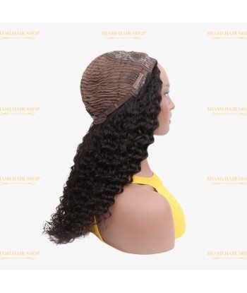 Perruque V-Part Deep Wave Brun Foncé en ligne des produits 