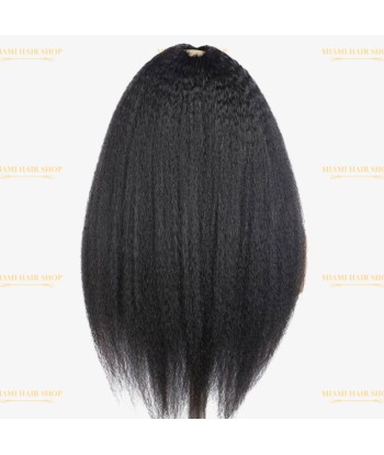 Perruque V-Part Afro Yaki Brun Foncé outlet